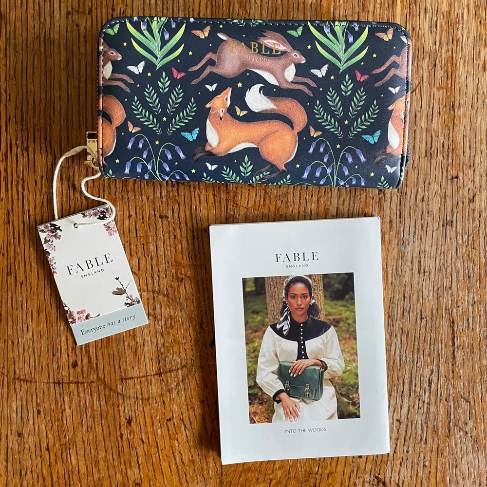 Fable England Fox & Rabbit Purse Wallet